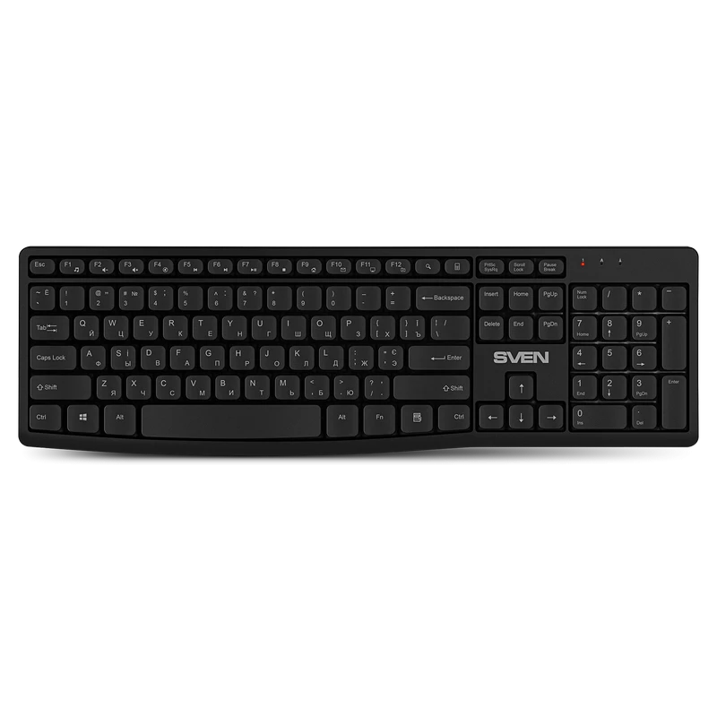 Set tastatură + mouse sven c3500w, fără fir, negru 3