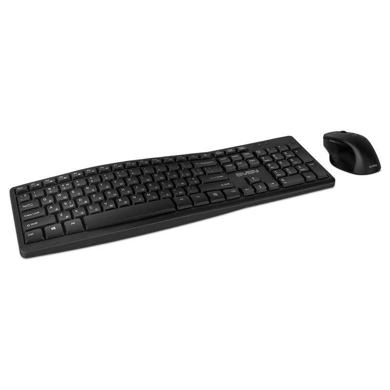 Set tastatură + mouse sven c3500w, fără fir, negru 11