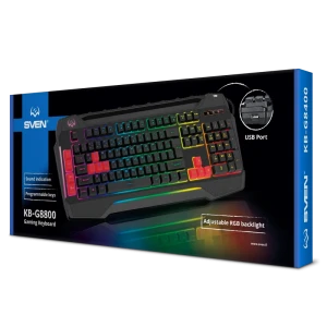 Tastatură sven kb-g8800, cu fir, negru Thumbnail 3