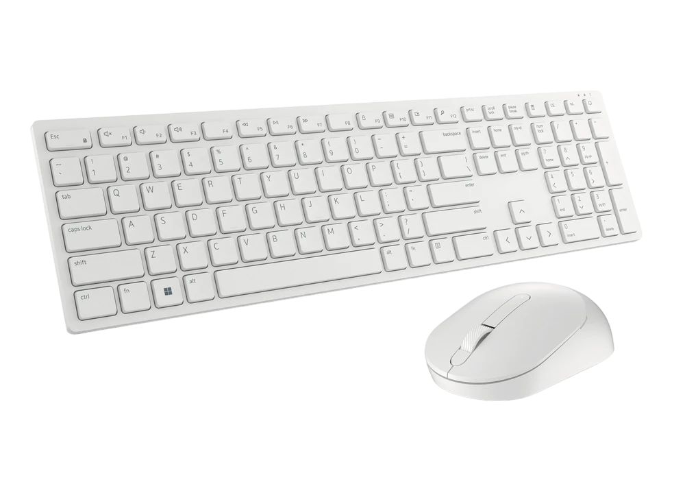 Клавиатура и мышь dell km5221w, беспроводное, белый 7