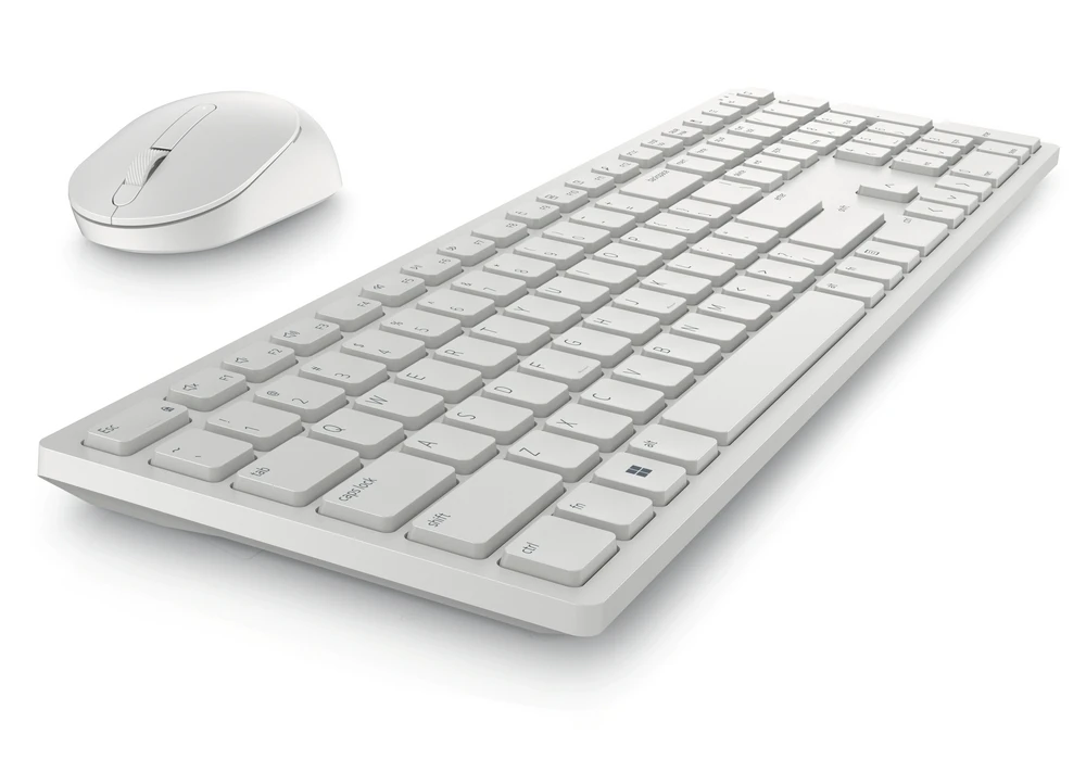 Клавиатура и мышь dell km5221w, беспроводное, белый 6