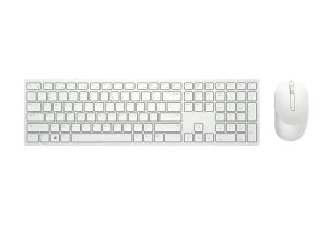 Клавиатура и мышь DELL KM5221W, Беспроводное, Белый