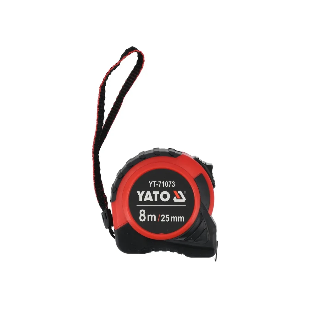 Рулетка 8 м x 25 мм yato 2