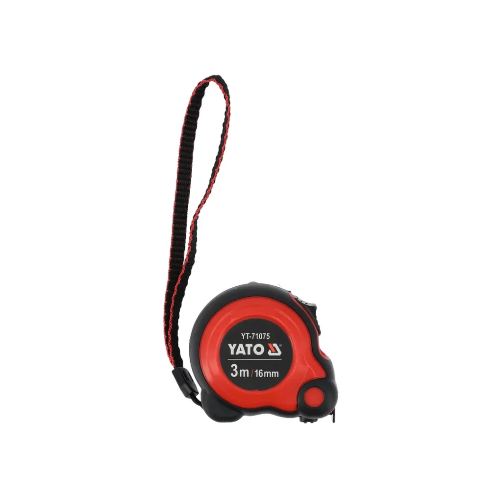 Рулетка ergonomic 3 м x 16 мм yato 2