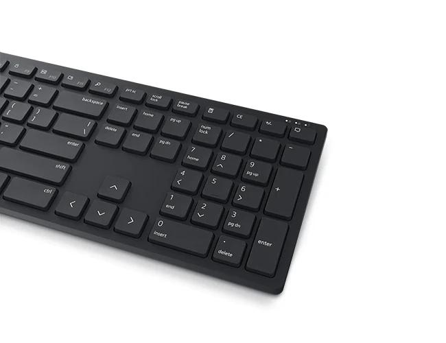 Клавиатура и мышь dell km5221w, беспроводное, чёрный 2
