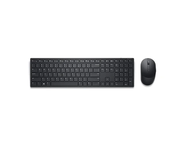 Клавиатура и мышь dell km5221w, беспроводное, чёрный 5