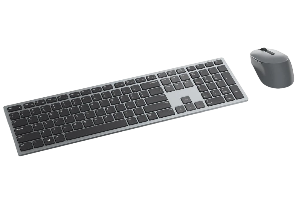 Клавиатура и мышь dell km7321w, беспроводное, серый 8