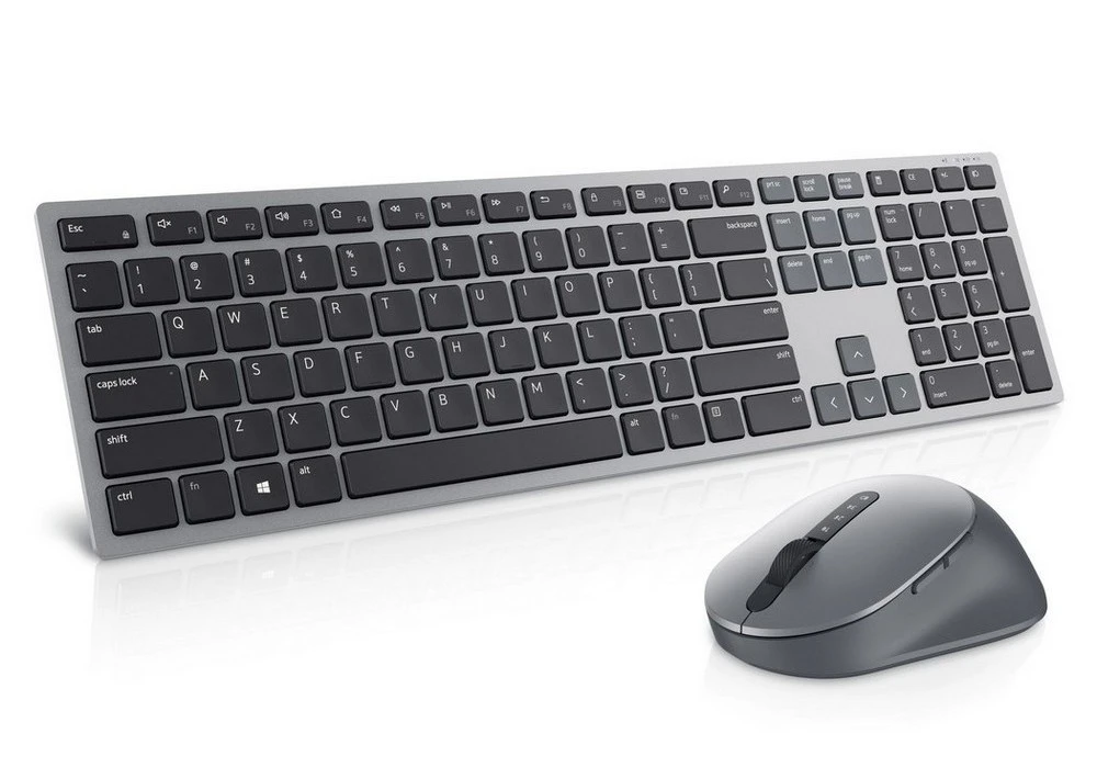 Клавиатура и мышь dell km7321w, беспроводное, серый 3