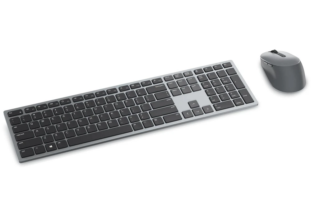 Клавиатура и мышь dell km7321w, беспроводное, серый 5