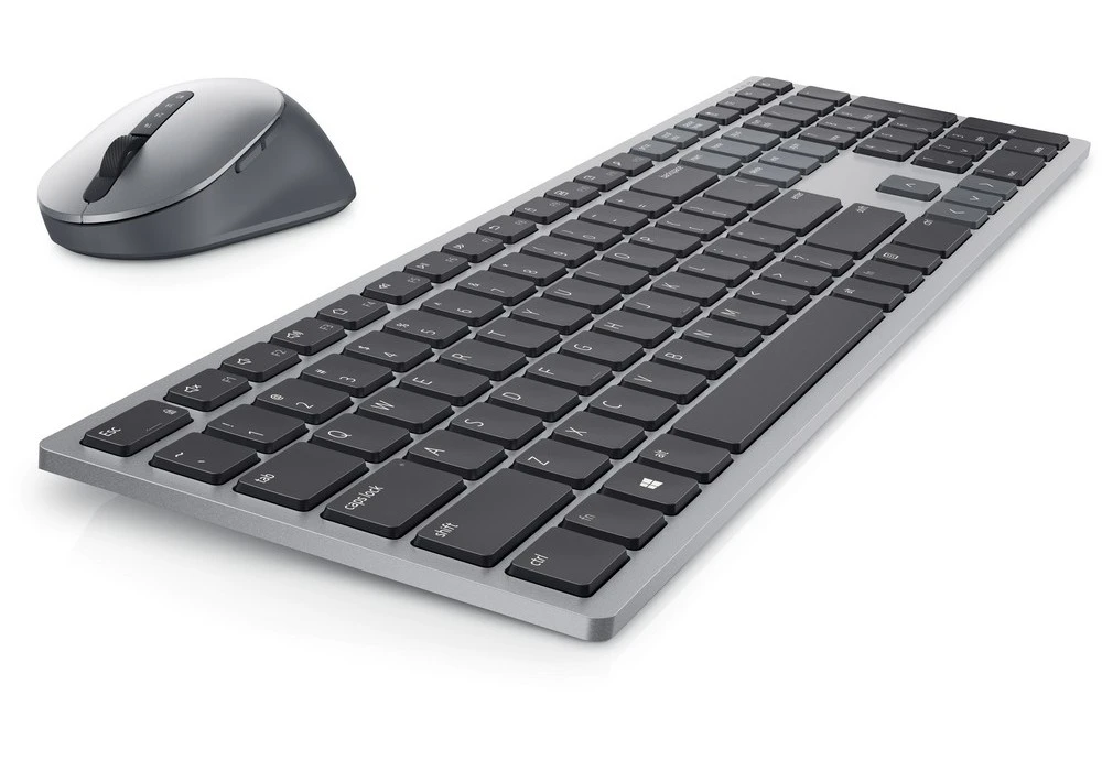 Клавиатура и мышь dell km7321w, беспроводное, серый 9