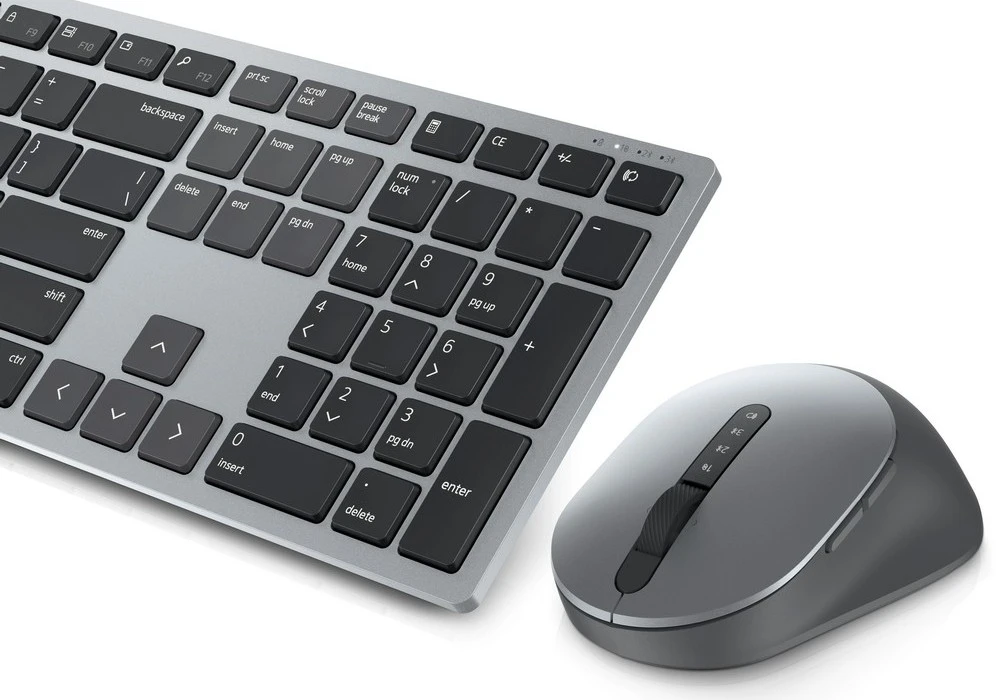 Клавиатура и мышь dell km7321w, беспроводное, серый 6