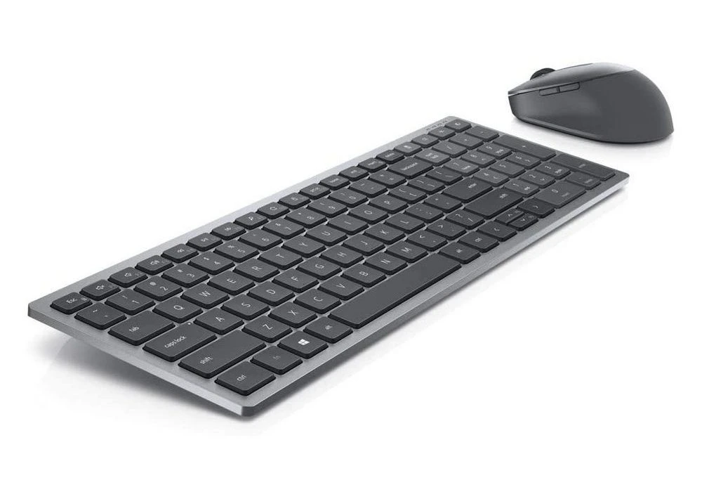 Клавиатура и мышь dell km7120w, беспроводное, серый 2