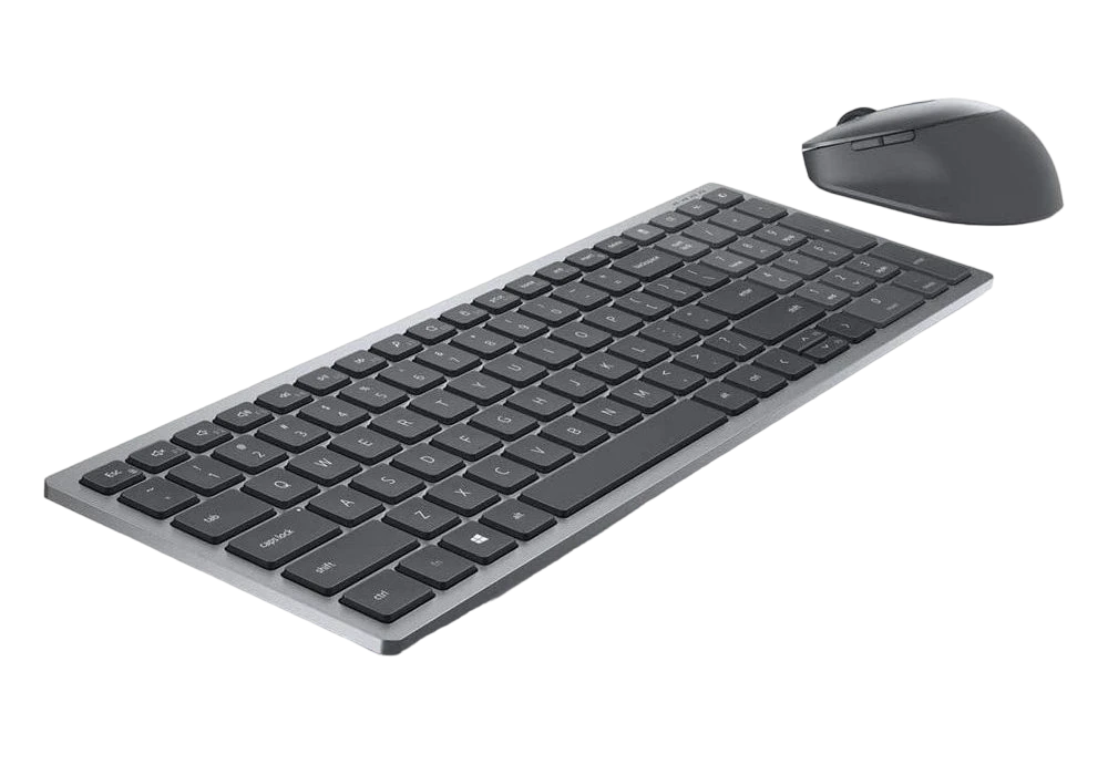 Клавиатура и мышь dell km7120w, беспроводное, серый 5