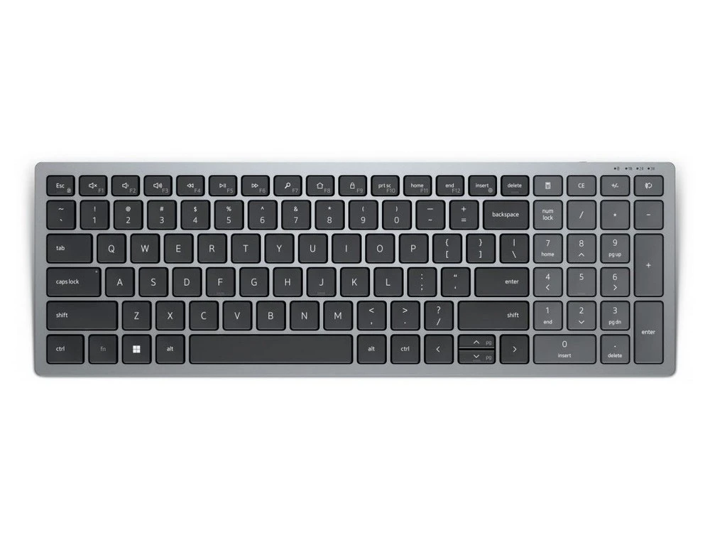 Клавиатура dell kb740, беспроводное, серый 5