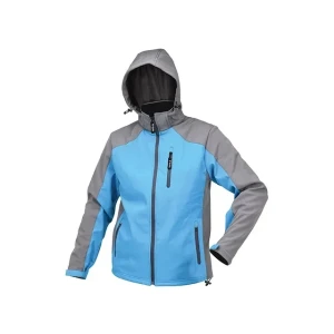 Scurtă de lucru cu glugă yato softshell xl albastru/sur