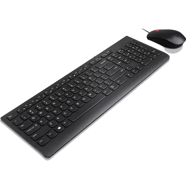 Клавиатура и мышь lenovo 4x30l79912, проводное, чёрный 3