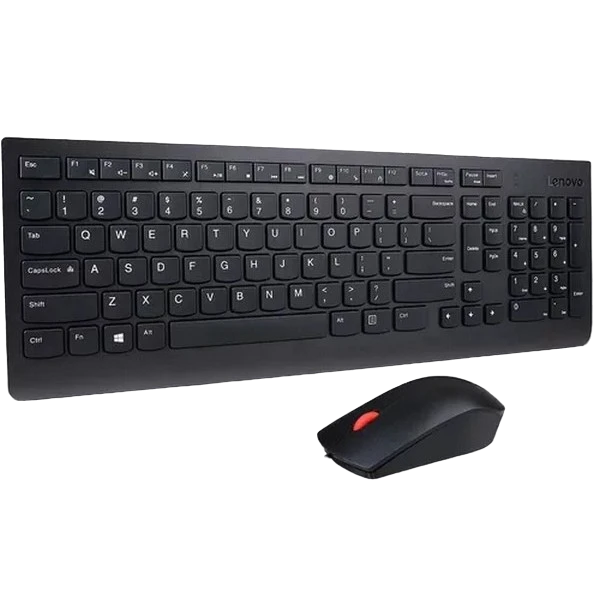 Клавиатура и мышь lenovo 4x30l79912, проводное, чёрный 4