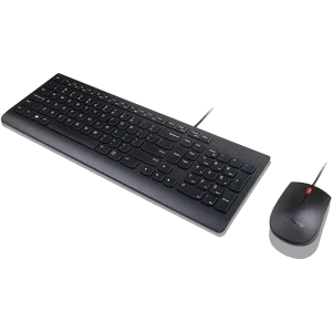 Клавиатура и мышь lenovo 4x30l79912, проводное, чёрный Thumbnail 2