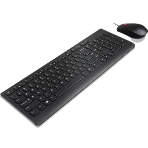 Клавиатура и мышь lenovo 4x30l79912, проводное, чёрный Thumbnail 3