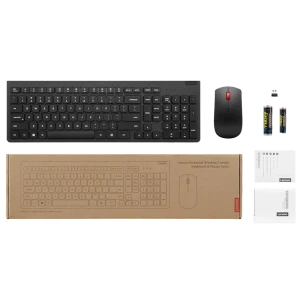 Клавиатура и мышь lenovo essential gen2, беспроводное, чёрный Thumbnail 4