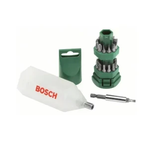 Set biți cu adaptor 25 buc. sl, ph, pz, tx 1/4" 25 mm bosch
