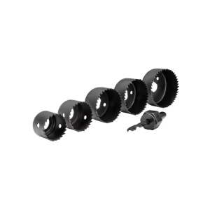 Set de carote 6 buc. pentru lemn 32 - 64 mm makita