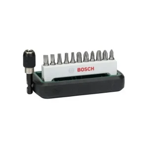 Set biți cu adaptor 12 buc. sl, ph, pz, tx 1/4" 25 mm bosch