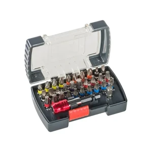 Set biți cu adaptor 32 buc. sl, ph, pz, hex, sq, tx 1/4" 25 mm kwb