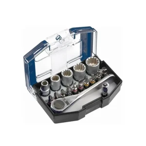 Set de chei tubulare cu clichet 1/4" 6 - 13 mm 25 mm kwb