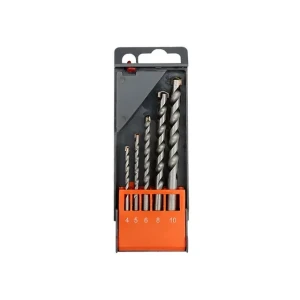 Set burghie 5 buc. pentru beton din8039 4 - 10 mm oțel cilindric sthor