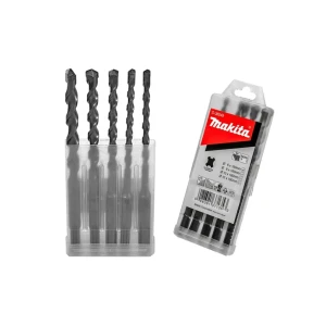 Set burghie 5 buc. pentru beton 6 - 12 mm oțel sds plus makita