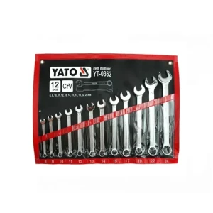 Set chei combinate 8 - 24 mm satin 12 buc. yato