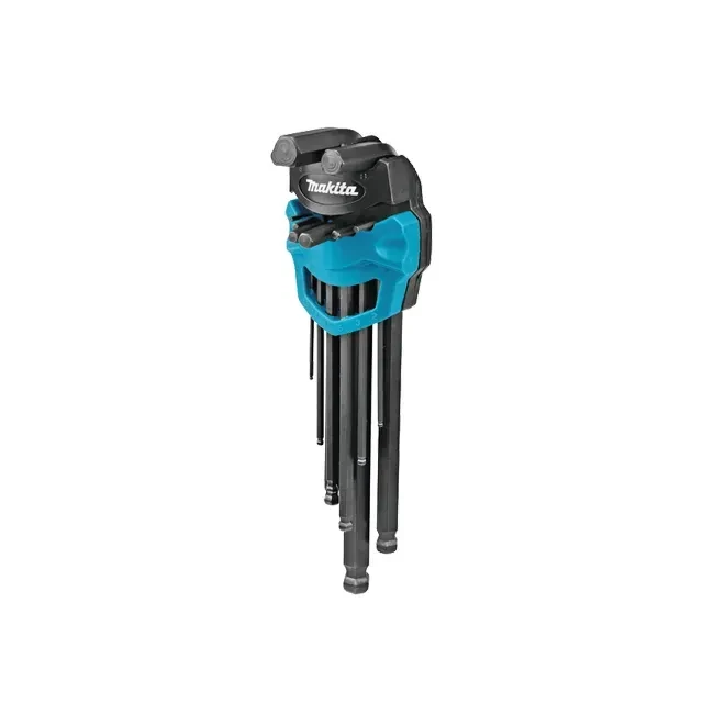 Set chei hexagonale cu cap sferic 1 - 10 mm 9 un. makita 2