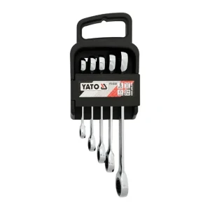 Set chei inelare cu clichet 8 -19 mm 5 buc. yato