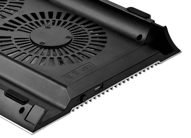 Охлаждающая подставка для ноутбука deepcool n8, 17", чёрный 24