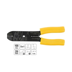 Clește de strângere și curățire a cablurilor 1.5 - 6 mm² 5 în 1 250 mm toya Thumbnail 3