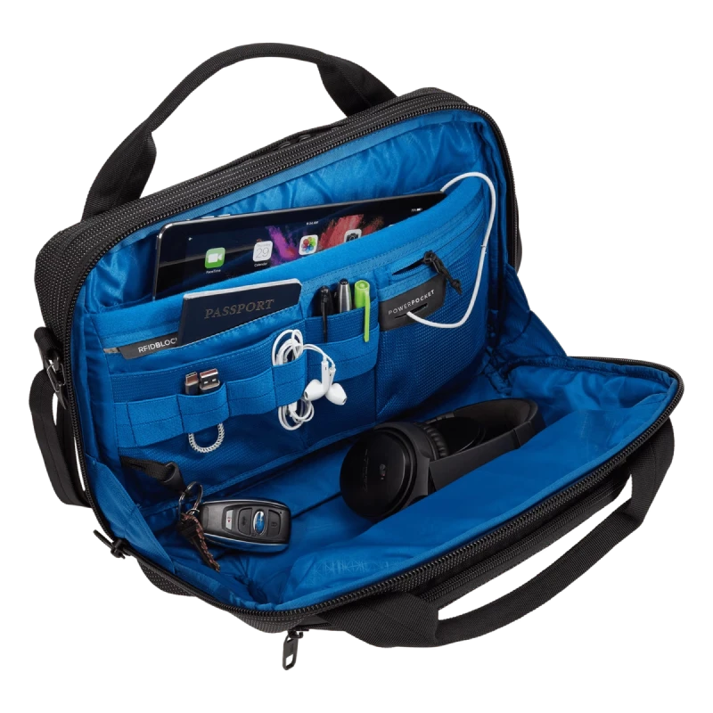Geantă pentru laptop thule crossover 2, 13.3", nailon, negru 5