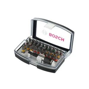 Набор бит с адаптером 32 шт. ph, pz, sl, tx, tt, hex 1/4" 25 мм bosch