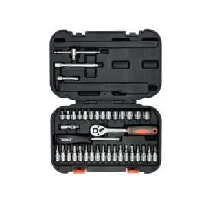 Set de chei tubulare cu clichet 1/4" as-drive 38 buc. sthor