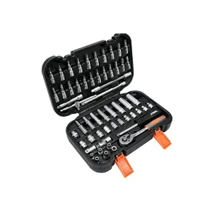 Set de chei tubulare cu clichet 1/4" as-drive 56 buc. sthor