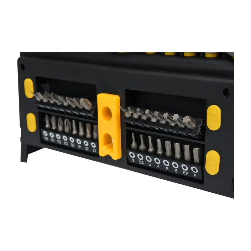 Set șurubelnițe și biți sl, ph, pz, hex, sq, tx 50 buc. vorel 3