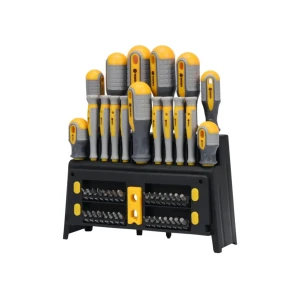 Set șurubelnițe și biți sl, ph, pz, hex, sq, tx 50 buc. vorel
