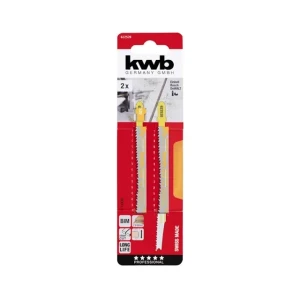 Set pânze pentru lemn pentru fierăstrau vertical (pendular) 100 mm 2 buc. kwb