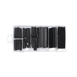 Set tuburi termoretractabile yato yt-06866 2 x 40, 2.5 x 40, 3.5 x 40, 5 x 40, 7 x 80, 10 x 8 negru