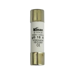 Siguranța cilindrică kasan rt 10-38 38 x 10 mm 16a/25a 500 v