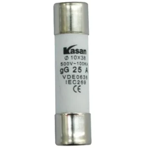 Siguranța cilindrică kasan rt 10-38 25a 500 v