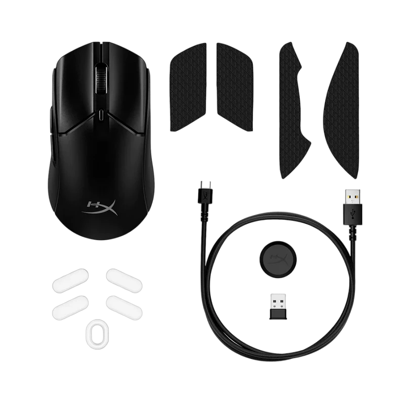 Игровая мышь hyperx pulsefire haste 2 wireless, чёрный 9