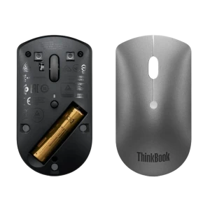 Mouse wireless lenovo thinkbook bluetooth silent mouse, gri Thumbnail 6