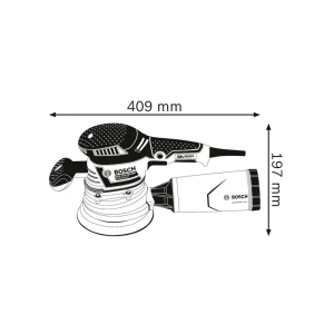 Șlefuitor cu excentric gex 40-150 150 mm 400 w 220 - 240 v 5500 - 12000 rot/min bosch Thumbnail 3