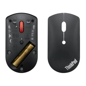 Беcпроводная мышь lenovo thinkpad bluetooth silent mouse, чёрный Thumbnail 3